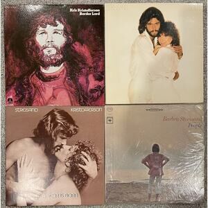 Lot of 4 Barbra Streisand Kris Kristofferson A Star Is Born Border Lord + More
